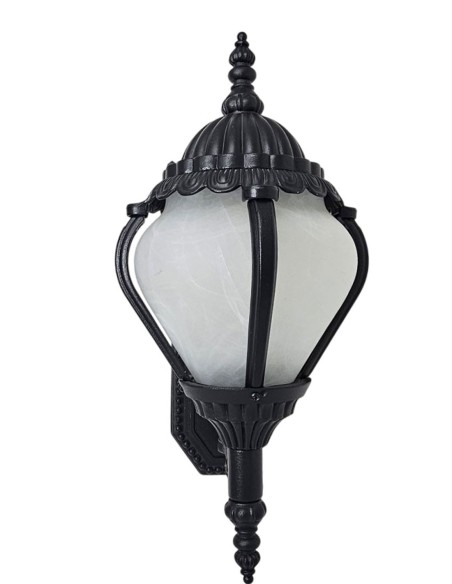 Aplique Oferta Negro Aluminio Exterior