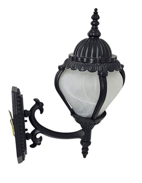 Aplique Oferta Negro Aluminio Exterior