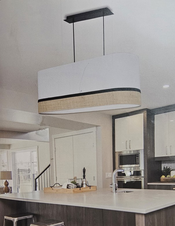 Colgante pantalla alargado