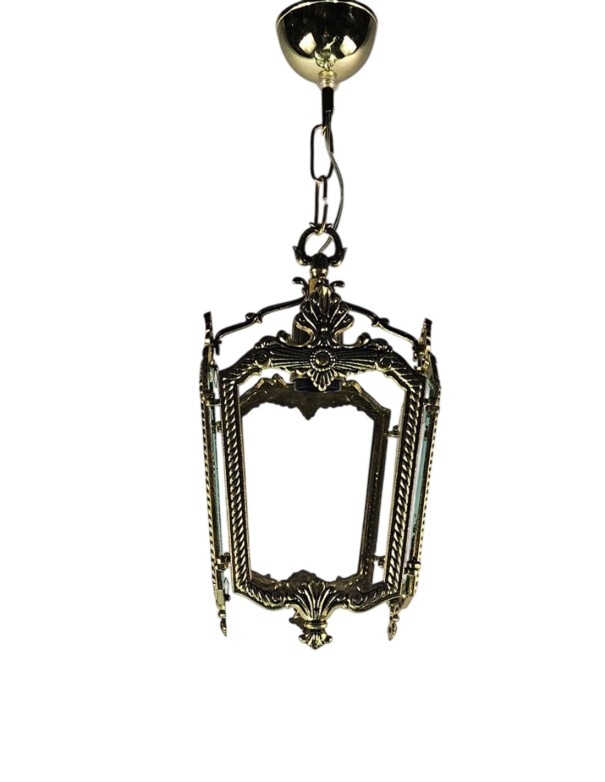 Lámpara Farol Bronce 4 Caras