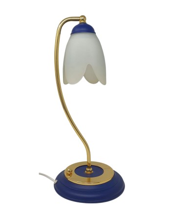 Lámpara de Sobremesa Azul Oro