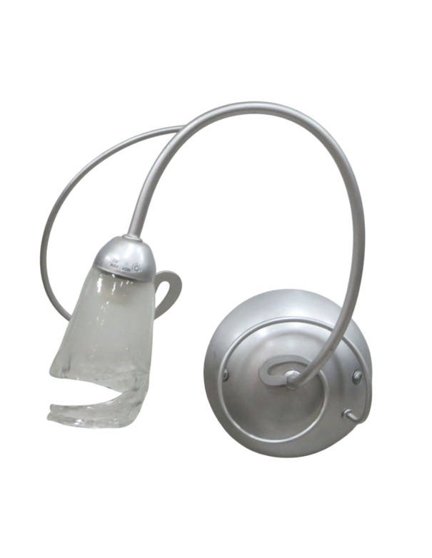 Aplique Barato Plata con Tulipa G9