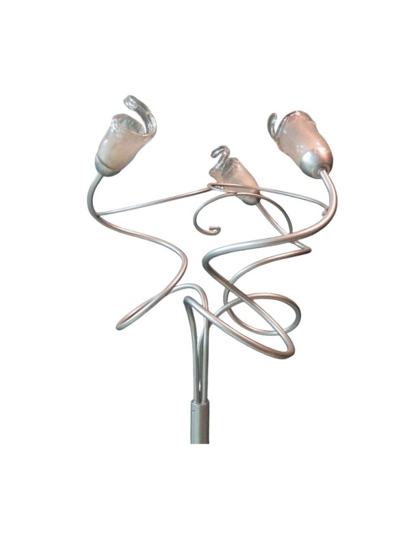 Lámpara de Pie 3 Brazos Espiral