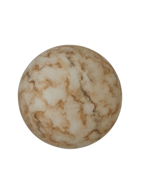 Plato de Beta Marrón Efecto Mármol