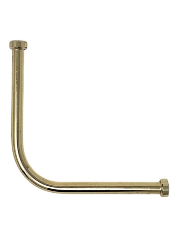 Brazo Metal en "L" Dorado...