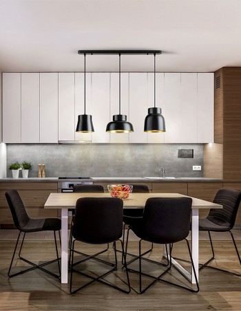 Lámpara de techo lineal Vulcano