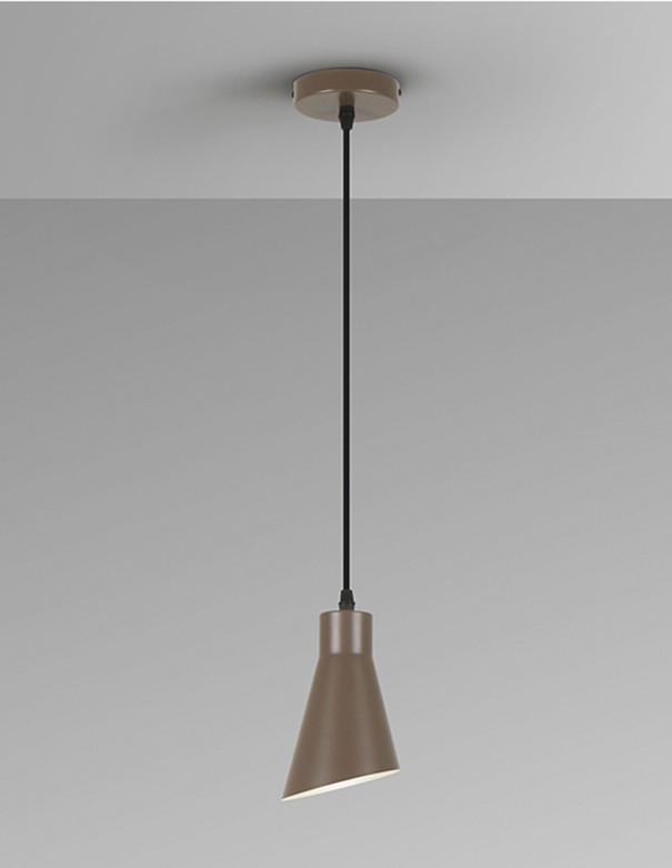 Bera Lámpara 1 Luz Marrón Schuller