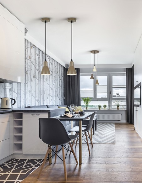 Afra Lámpara 1 Luz Marrón Schuller