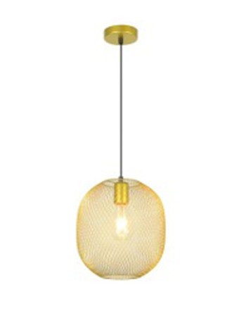 Lámpara de Alambre Oro Mate