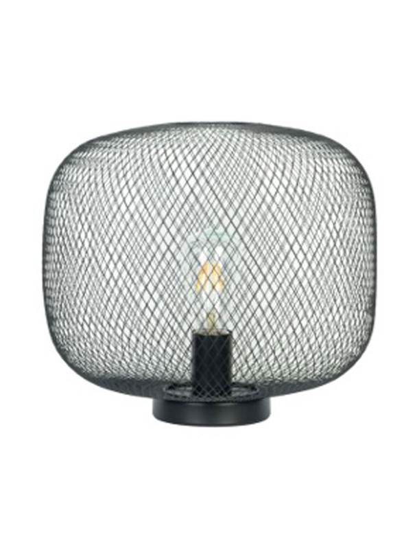 Lámpara de Mesa Alambre Negra