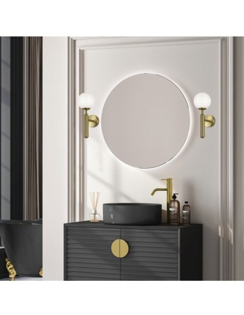 Apliques dorados lateral espejo