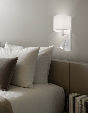 Aplique blanco dormitorio barato