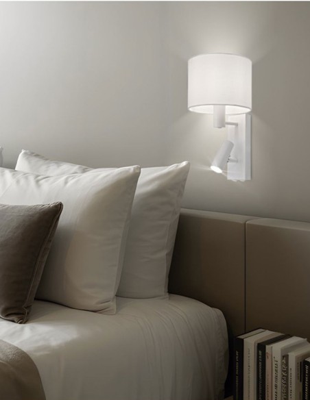 Aplique blanco dormitorio barato