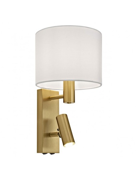 Aplique Cabecero con Pantalla y Lector Cuero