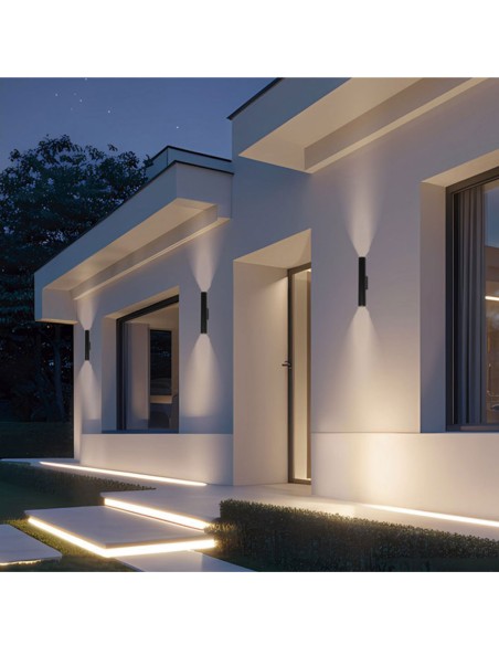 Apliques de Exterior con Efectos de Luz en 2 Direcciones