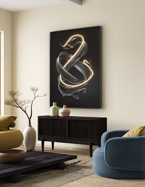 Cinetic cuadro de Schuller con luz barato