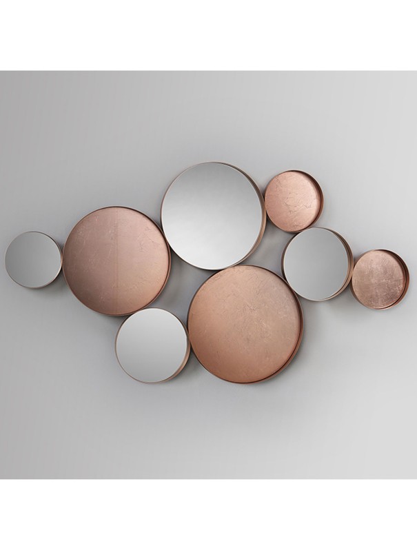 Malmo Espejo Oro Rosa de Schuller