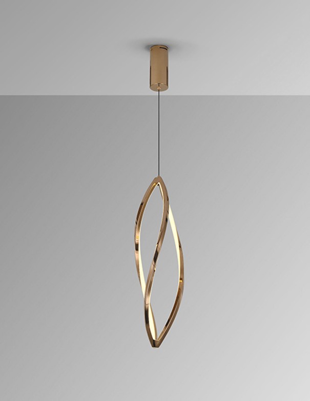 Adele Lámpara Pequeña Oro Rosa Schuller