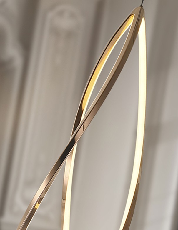 Adele Lámpara Grande Oro Rosa Schuller