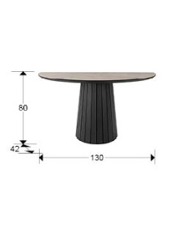 Koria Consola Schuller Piedra Negro