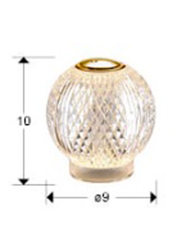 Austral Lámpara de Mesa Schuller Oro