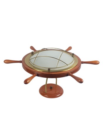 Lámpara de techo timón barco