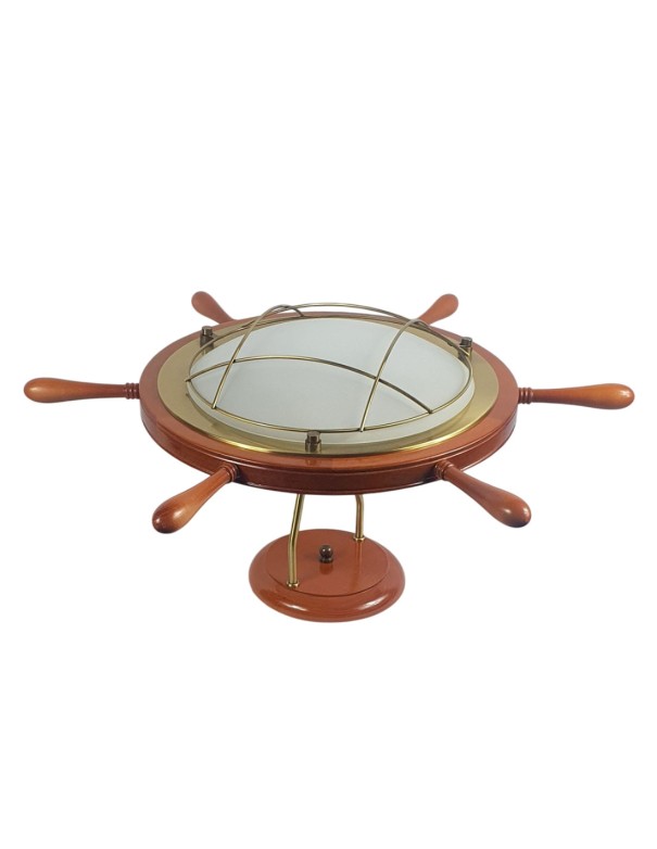 Lámpara de techo timón barco