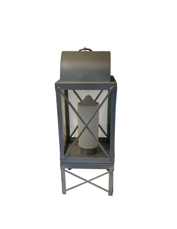 Sobremesa Exterior 39.5 CM Acero Plata