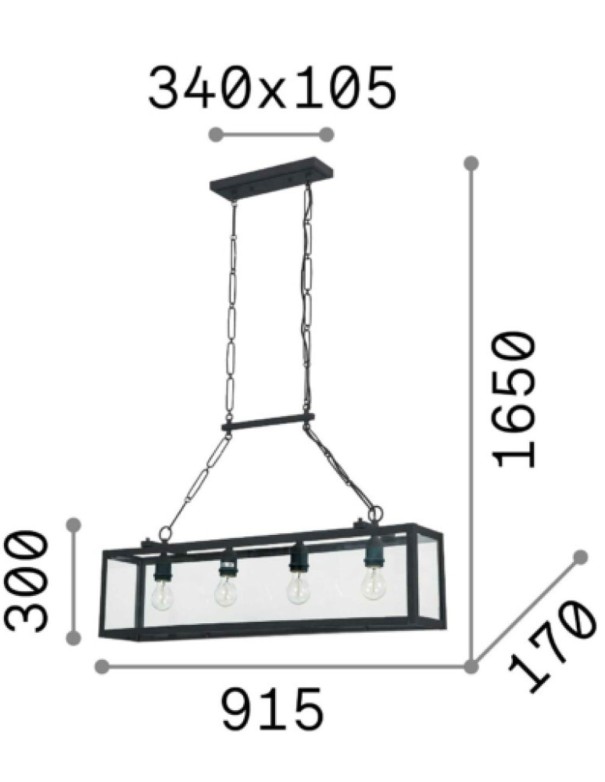Lámpara Lineal Salón