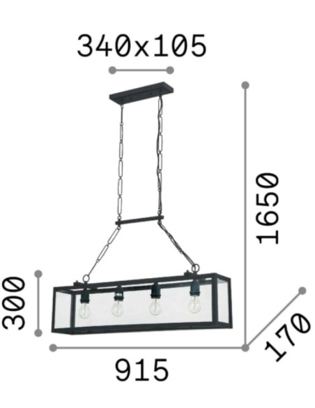 Lámpara Lineal Salón