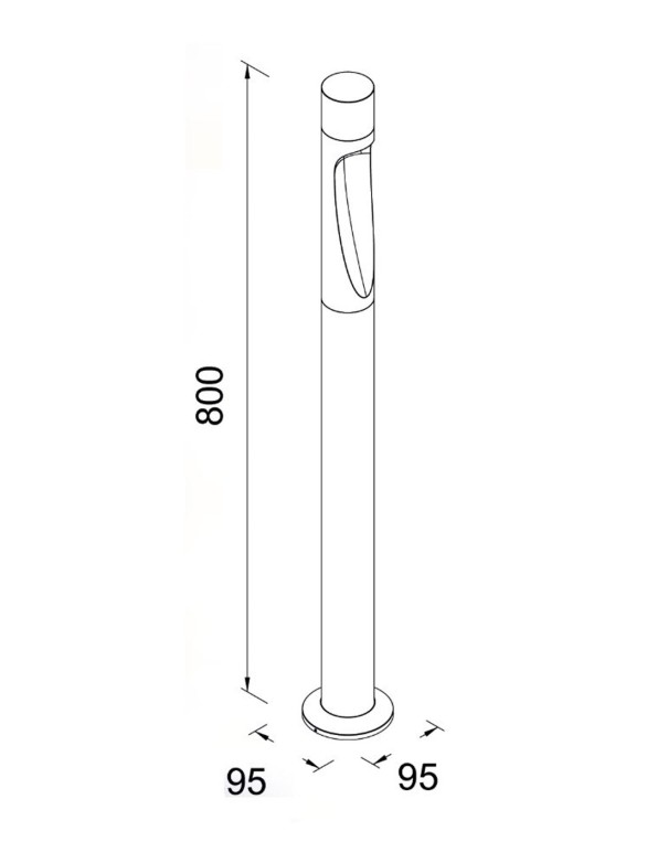 Aran Baliza 80 CM Mantra Exterior...