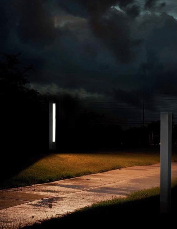 Lotus Baliza Mantra Exterior Marrón...