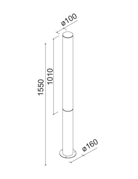 Gant Farola 155 CM Mantra Exterior Marrón IP 65