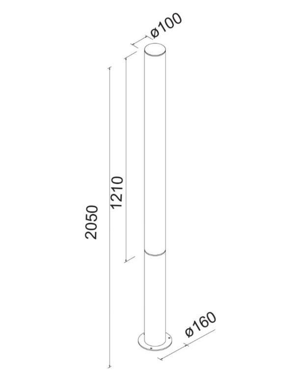 Farola Gant 205 CM Mantra Exterior...