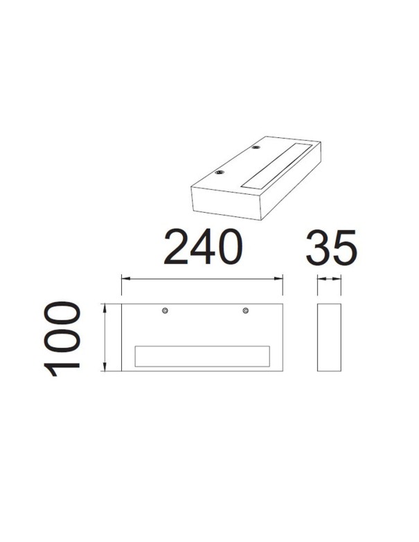 Conil Aplique Led Blanco con CCT y Dim