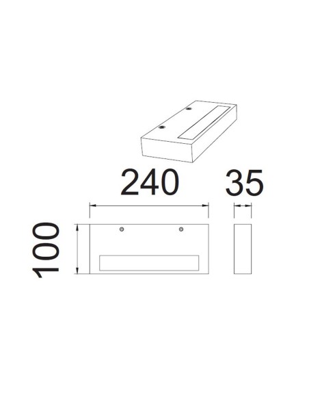 Conil Aplique Led Blanco con CCT y Dim