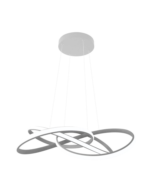 Lámpara led lazo gris