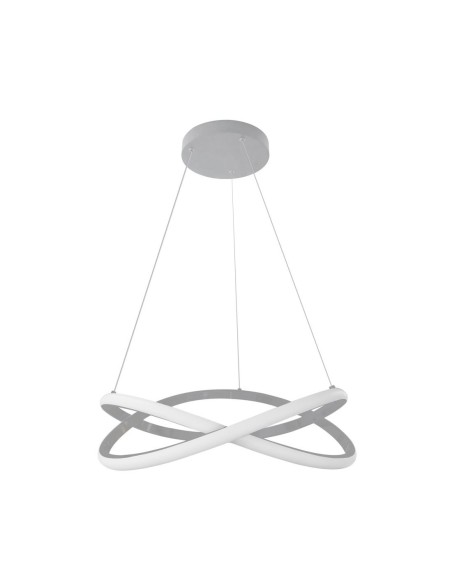 Lámpara led gris plata económica