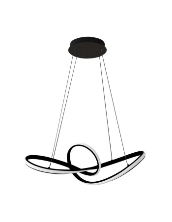 Lámpara negra nudo led