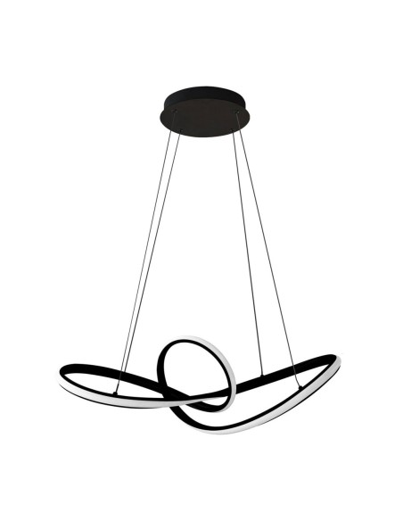 Lámpara negra nudo led