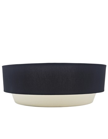 Plafón Textil Negro y Blanco