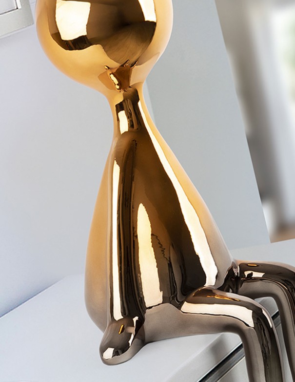 Sit Down Figura Gris/Naranja Schuller