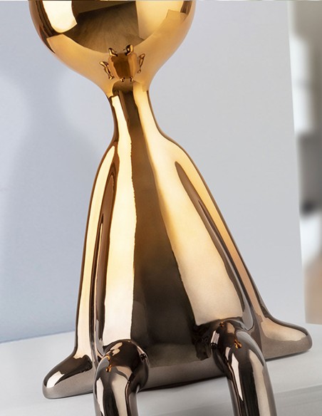 Sit Down Figura Gris/Naranja Schuller