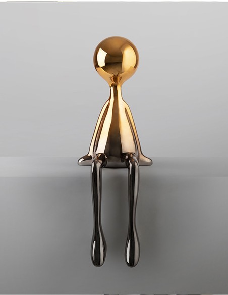 Sit Down Figura Gris/Naranja Schuller