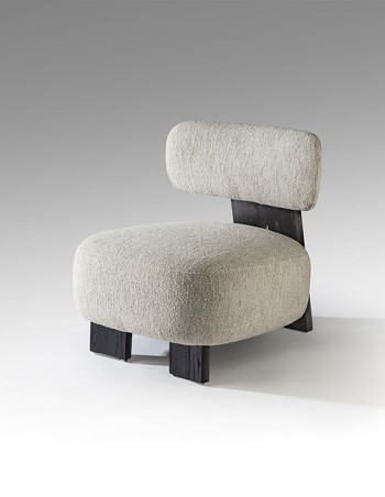 Butaca Topaz negro crudo