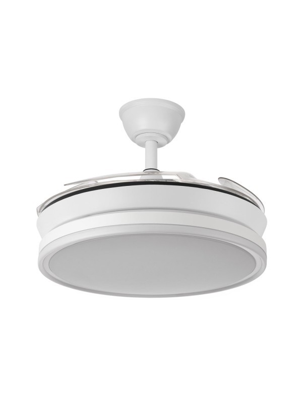 Bayomo Ventilador con Mando 91cm Blanco