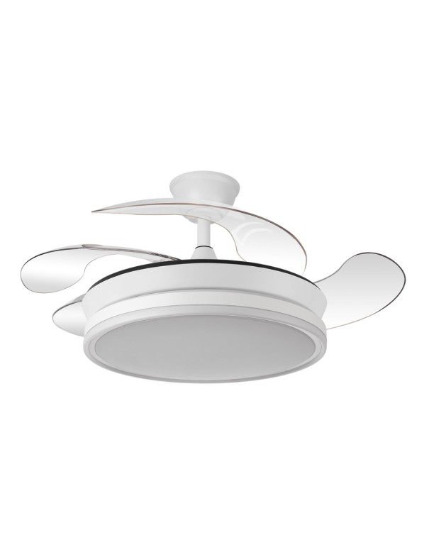 Bayomo Ventilador con Mando 91cm Blanco