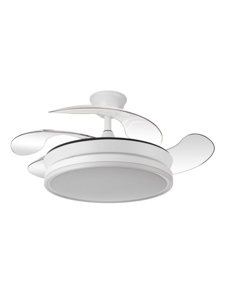 Bayomo Ventilador con Mando 91cm Blanco