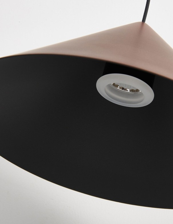 Cono Lámpara Colgante Cobre 10W Mantra