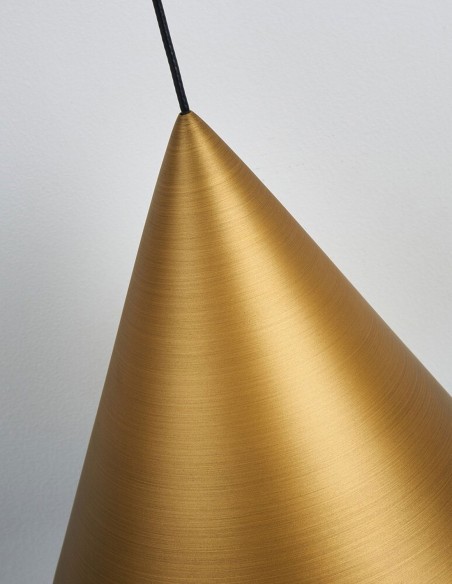 Cono Lámpara 18 CM Cuero Mantra